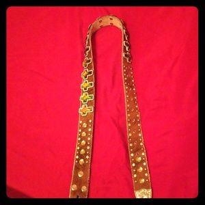 Rhinestone/Horse Hair Cowgirl Belt